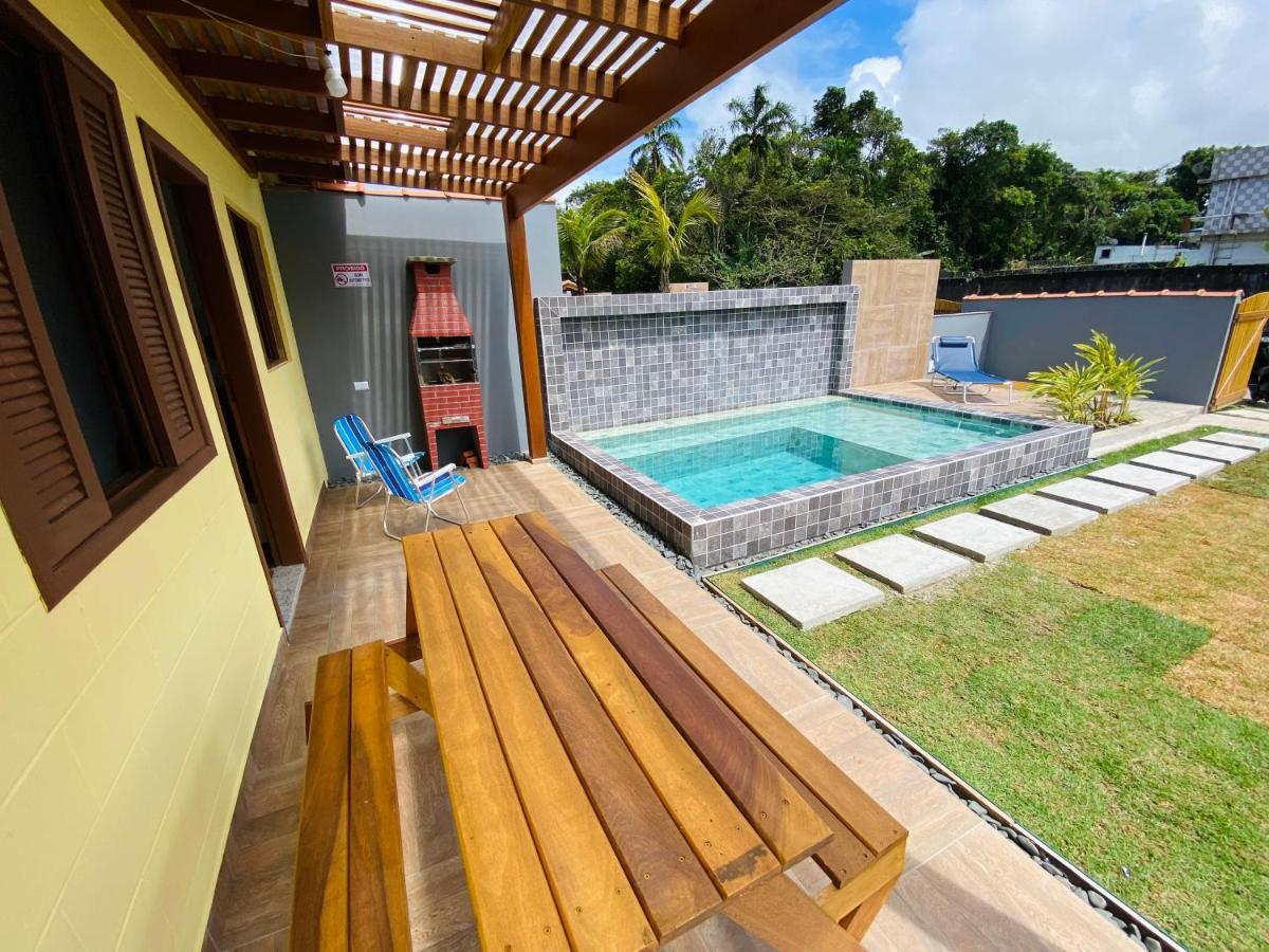 Casinhas Terõ - Chalé 01 com Piscina Sao Sebastiao  Exterior foto